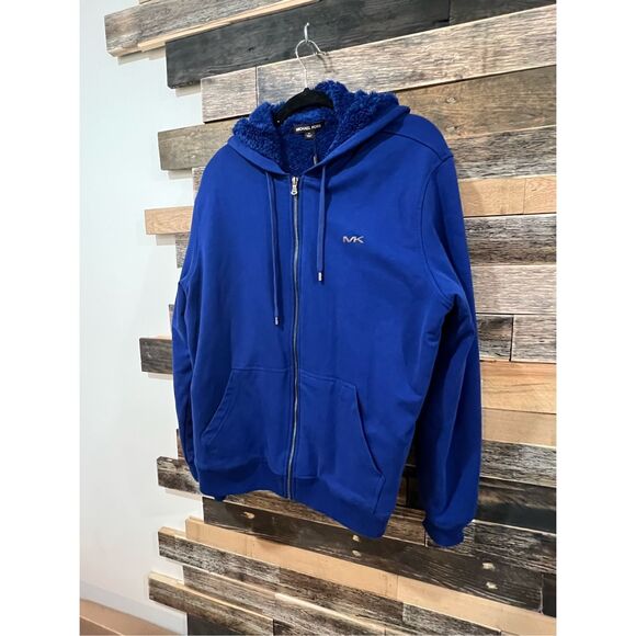 Michael Kors Other - Michael Kors Men blue full zip hoodie sz XL